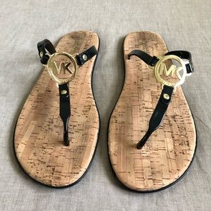Michael Kors Black Jelly Sandals